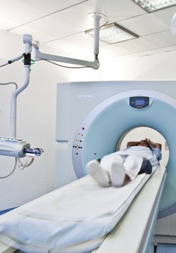 Patient in Röhre