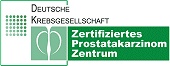 Zertifikat: Deutsche Krebsgesellschaft - Zertifiziertes Prostatakarzinom-Zentrum